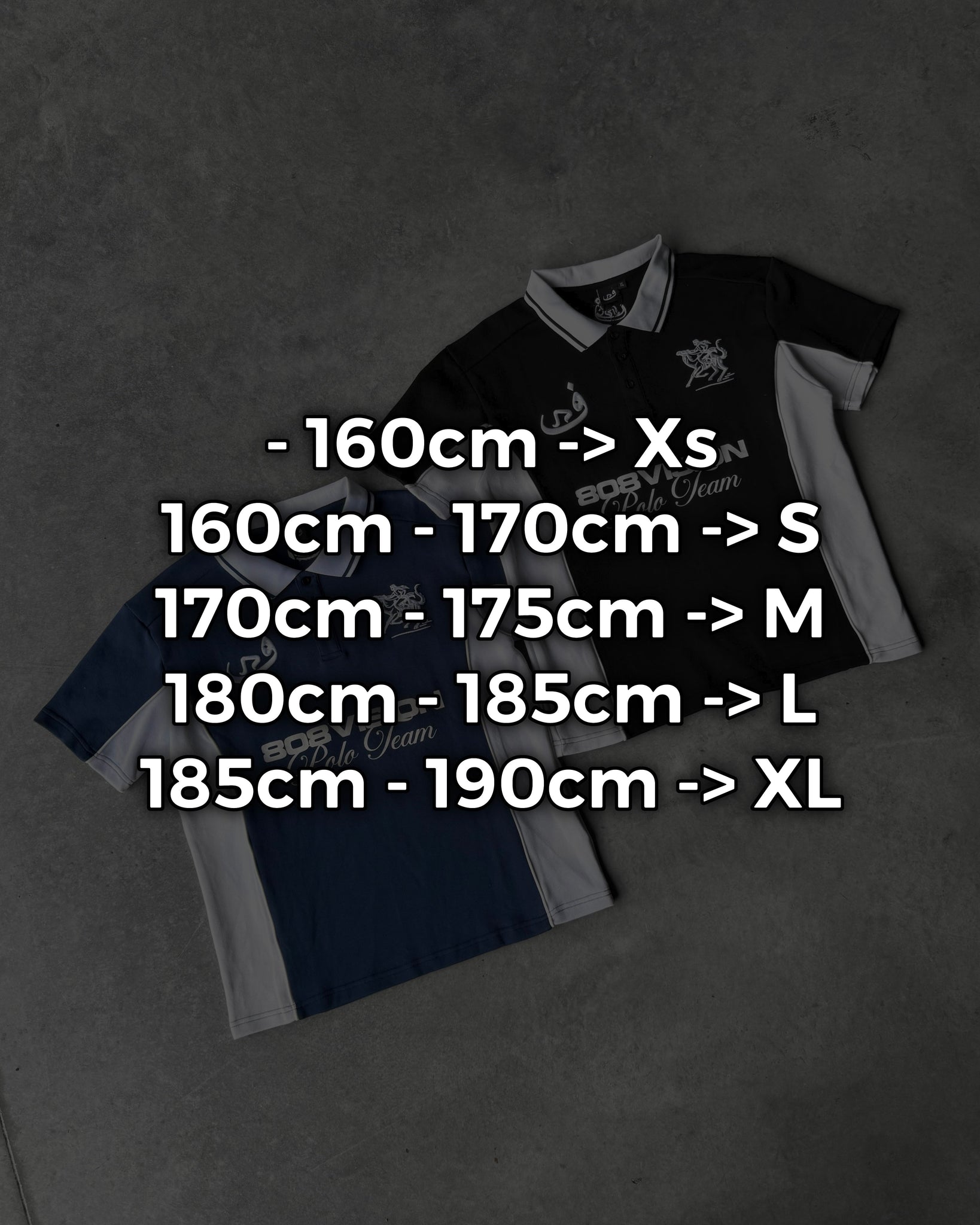 Polo Shirt 808 - Noir