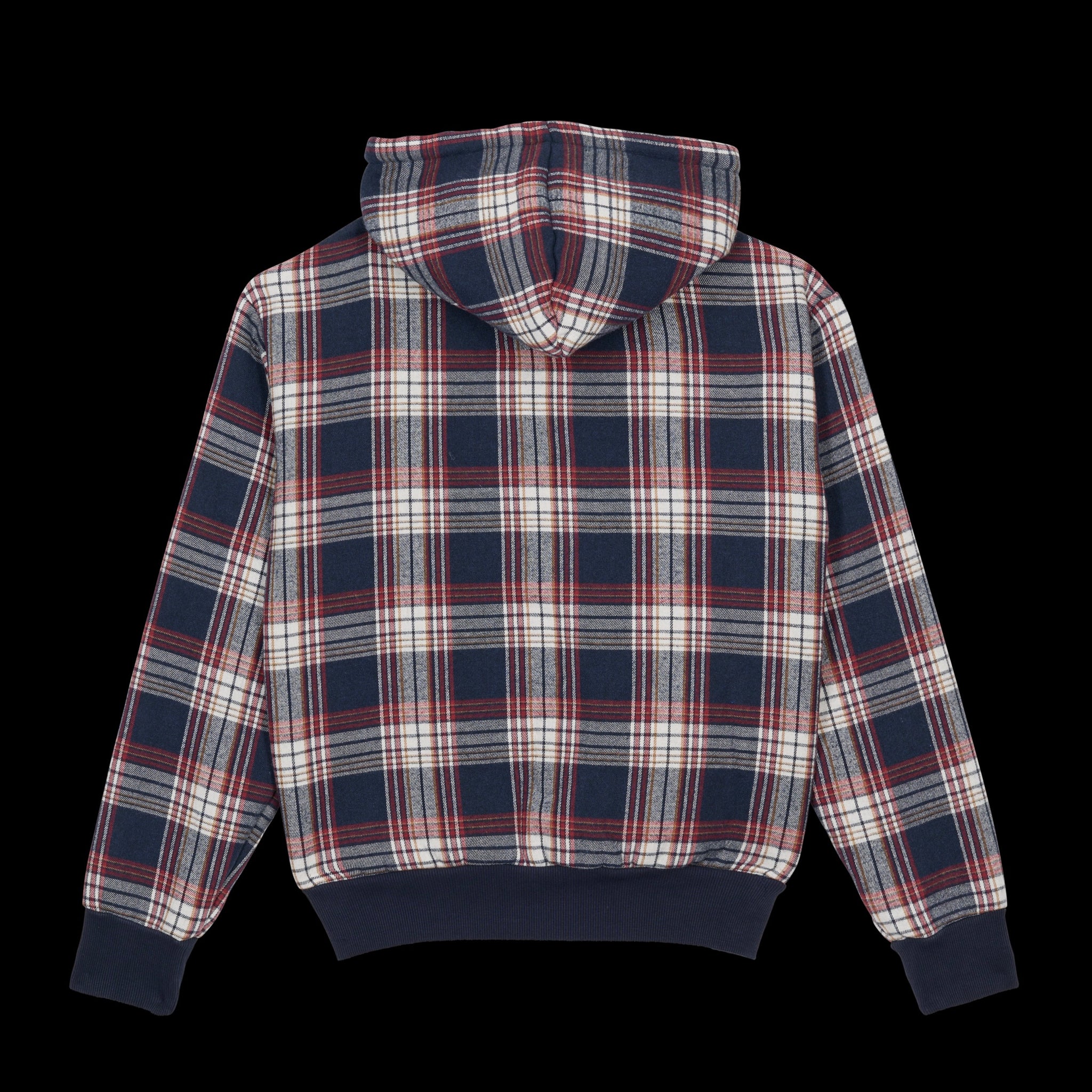 Zip Hoodie VSN Plaid - Red